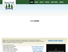 Tablet Screenshot of boggycreektrees.com